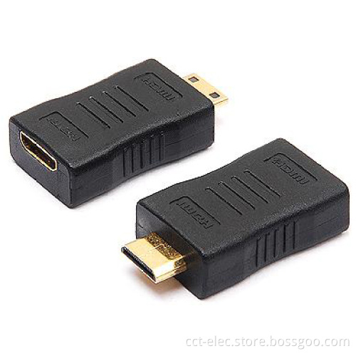 Mini HDMI M To F Adapter